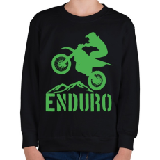 PRINTFASHION Enduro  - Gyerek pulóver - Fekete