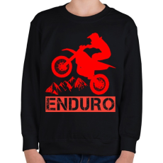 PRINTFASHION Enduro  - Gyerek pulóver - Fekete