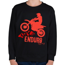 PRINTFASHION Enduro  - Gyerek pulóver - Fekete gyerek pulóver, kardigán