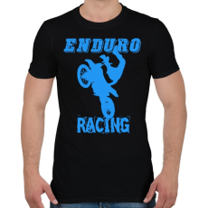 PRINTFASHION Enduro racing  - Férfi póló - Fekete