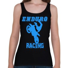PRINTFASHION Enduro racing  - Női atléta - Fekete