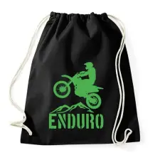 PRINTFASHION Enduro  - Sportzsák, Tornazsák - Fekete tornazsák