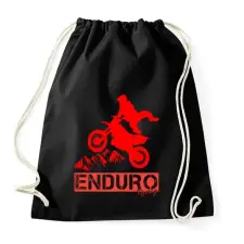 PRINTFASHION Enduro  - Sportzsák, Tornazsák - Fekete tornazsák