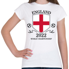 PRINTFASHION England 2022 - Női póló - Fehér