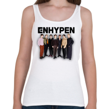 PRINTFASHION ENHYPEN KPOP - Női atléta - Fehér női trikó