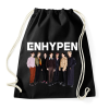 PRINTFASHION ENHYPEN KPOP  - Sportzsák, Tornazsák - Fekete
