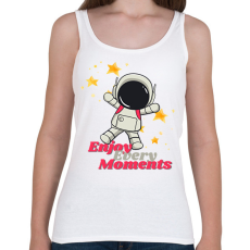 PRINTFASHION Enjoy Every Moments - Női atléta - Fehér