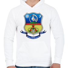 PRINTFASHION Énlaka Unitárius Egyház Címer II. - Férfi kapucnis pulóver - Fehér férfi pulóver, kardigán