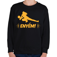 PRINTFASHION Enyém! - Gyerek pulóver - Fekete