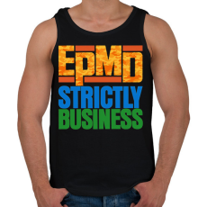 PRINTFASHION epmd - Férfi atléta - Fekete
