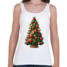 PRINTFASHION Epres karácsonyfa - Női atléta - Fehér
