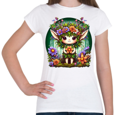 PRINTFASHION Erdei manó - Női póló - Fehér