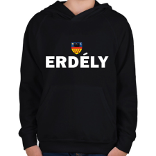 PRINTFASHION ERDÉLY - Gyerek kapucnis pulóver - Fekete gyerek pulóver, kardigán