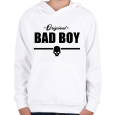 PRINTFASHION EREDERTI ROSSZFIÚ2 - Gyerek kapucnis pulóver - Fehér