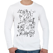 PRINTFASHION Eredeti Orbán Viktor mesterterv - Férfi hosszú ujjú póló - Fehér férfi póló