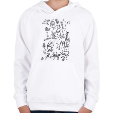 PRINTFASHION Eredeti Orbán Viktor mesterterv - Gyerek kapucnis pulóver - Fehér gyerek pulóver, kardigán