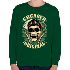 PRINTFASHION Eredeti pomádé - Gyerek pulóver - Sötétzöld gyerek pulóver, kardigán