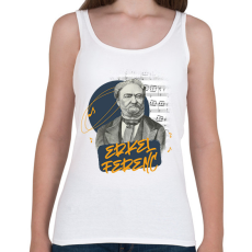 PRINTFASHION Erkel Ferenc - Női atléta - Fehér