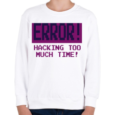 PRINTFASHION ERror - Gyerek pulóver - Fehér gyerek pulóver, kardigán