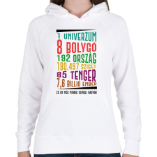 PRINTFASHION És én még mindig szingli vagyok - Női kapucnis pulóver - Fehér női pulóver, kardigán