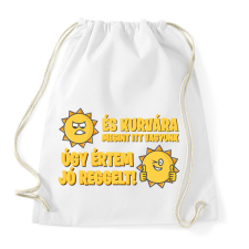 PRINTFASHION És kurvára megint itt vagyunk - Sportzsák, Tornazsák - Fehér tornazsák