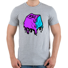 PRINTFASHION ESC olvadás - graffiti - Férfi póló - Sport szürke férfi póló