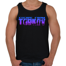 PRINTFASHION Escape from Tarkov - Színes - Férfi atléta - Fekete atléta, trikó