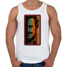 PRINTFASHION Escobar - Férfi atléta - Fehér atléta, trikó