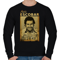 PRINTFASHION escobar - Férfi pulóver - Fekete