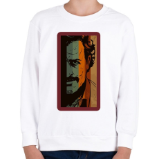 PRINTFASHION Escobar - Gyerek pulóver - Fehér