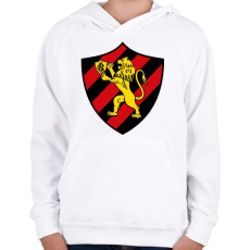 PRINTFASHION Escudo Logo - Gyerek kapucnis pulóver - Fehér