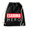 PRINTFASHION ESKRIMA HERO - Sportzsák, Tornazsák - Fekete