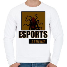 PRINTFASHION ESPORT LEGEND - Férfi pulóver - Fehér férfi pulóver, kardigán