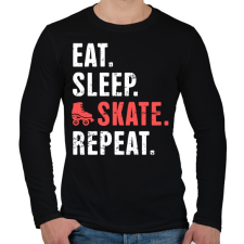 PRINTFASHION ESSR - Férfi hosszú ujjú póló - Fekete férfi póló