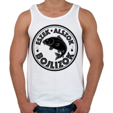 PRINTFASHION EszekAlszokBojlizok-02 - Férfi atléta - Fehér atléta, trikó