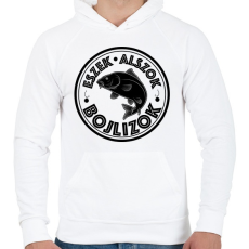 PRINTFASHION EszekAlszokBojlizok-02 - Férfi kapucnis pulóver - Fehér