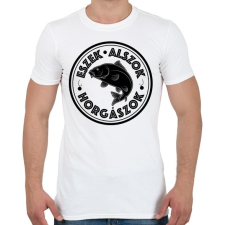 PRINTFASHION EszekAlszokHorgaszok-05 - Férfi póló - Fehér férfi póló