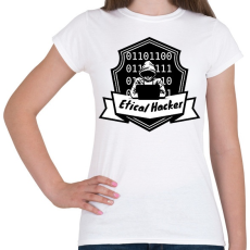 PRINTFASHION etikus hecker - Női póló - Fehér