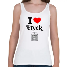 PRINTFASHION Etyeki piknik - Női atléta - Fehér női trikó