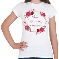 PRINTFASHION Éva - Női póló - Fehér