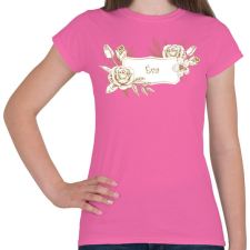 PRINTFASHION Éva - Női póló - Rózsaszín női póló