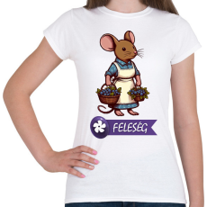 PRINTFASHION Everdell feleség - Női póló - Fehér