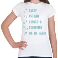 PRINTFASHION Every patient - Állatorvos - Női póló - Fehér női póló