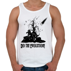 PRINTFASHION evolution - Férfi atléta - Fehér