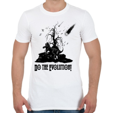 PRINTFASHION evolution - Férfi póló - Fehér férfi póló