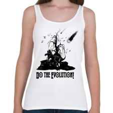 PRINTFASHION evolution - Női atléta - Fehér női trikó