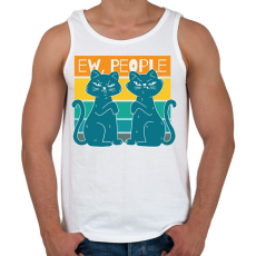 PRINTFASHION Ew people - Férfi atléta - Fehér