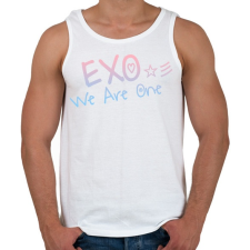 PRINTFASHION Exo: We are one! - Férfi atléta - Fehér atléta, trikó