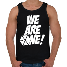 PRINTFASHION Exo: We are one! - Férfi atléta - Fekete atléta, trikó