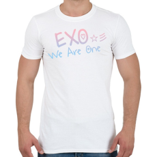 PRINTFASHION Exo: We are one! - Férfi póló - Fehér